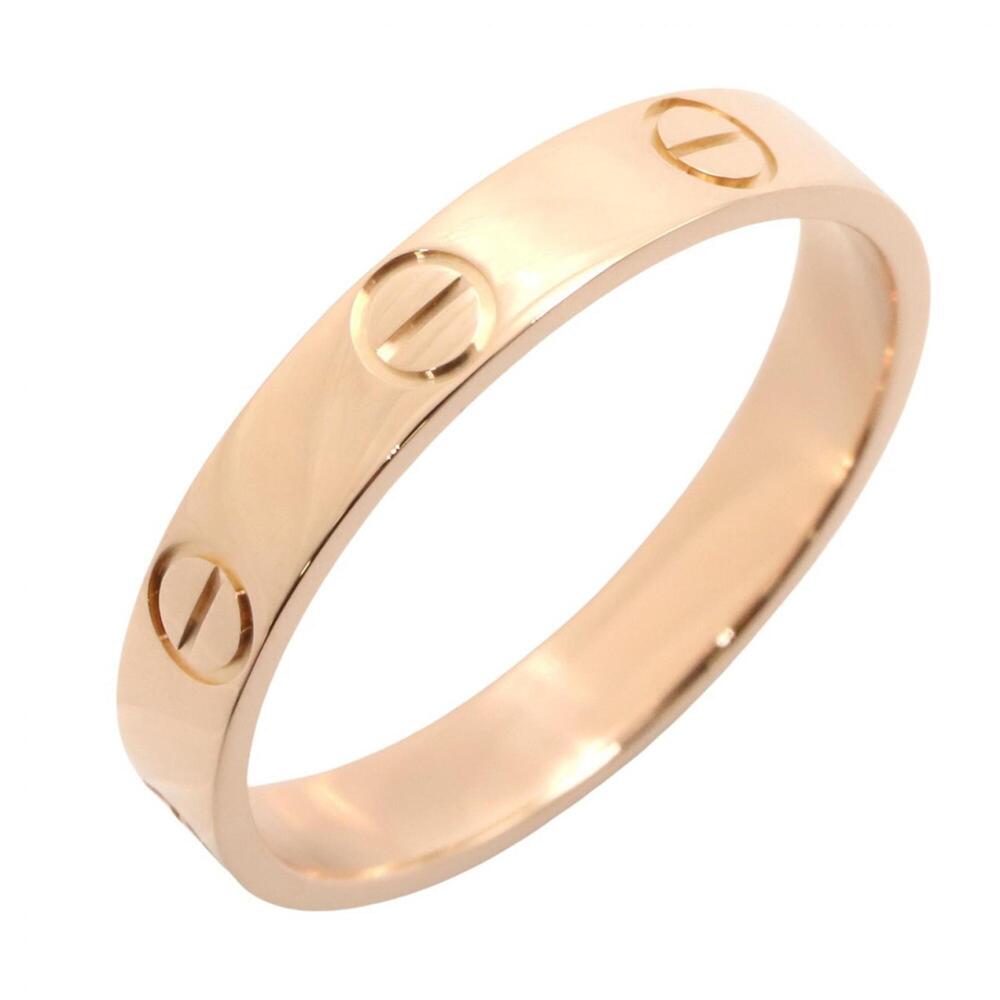 Cartier Mini Love Ring, 18K Pink Gold (PG), Women's Tone, B4085255